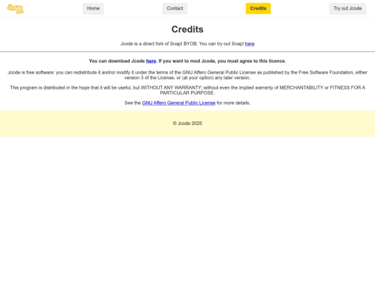 credits screenshot