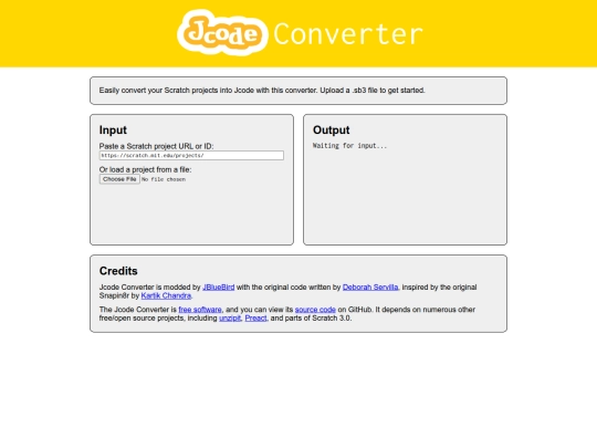 jcodeconverter screenshot