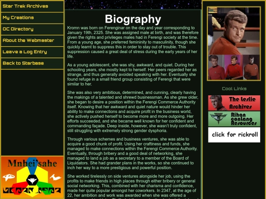 kromn-biography screenshot