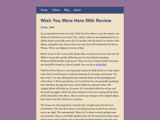 posts/2025-12-23-Wish-You-Were-Here-50th-Review screenshot