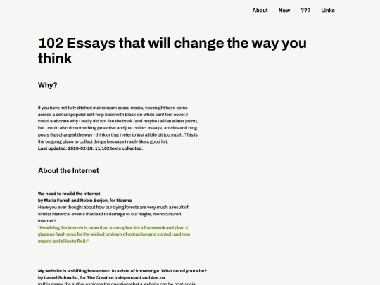 projects/EssayList screenshot