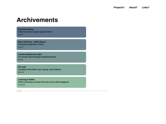 projects/archivements screenshot