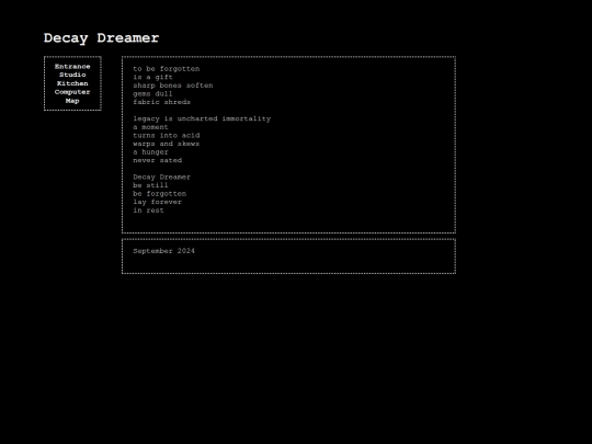 studio/writings/decaydreamer screenshot