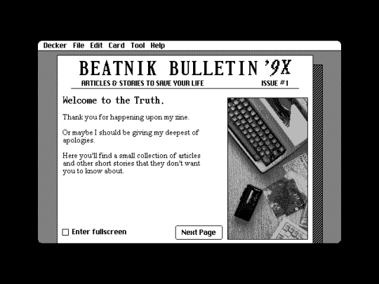 bulletin01 screenshot