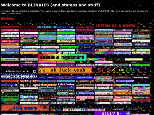 blinkiepage screenshot
