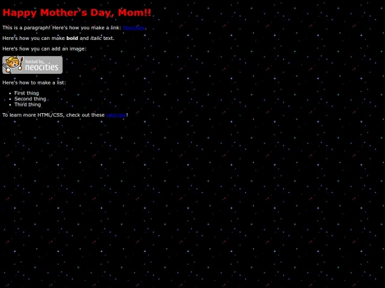 mothersday screenshot