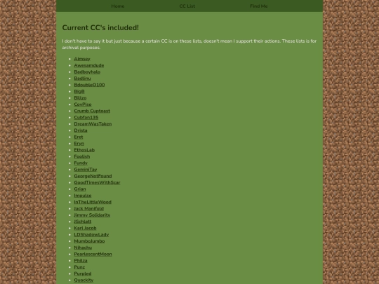 cc-list screenshot