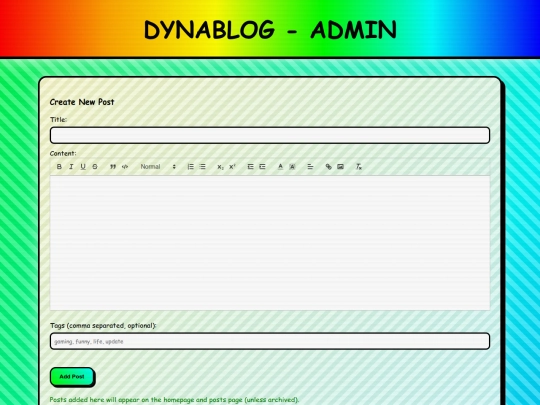 console screenshot