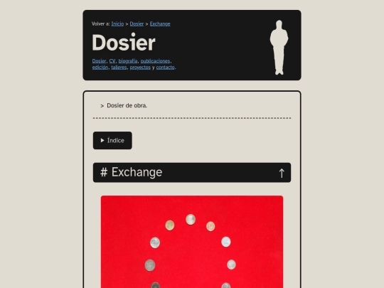 paginas/dosier/propias/exchange screenshot