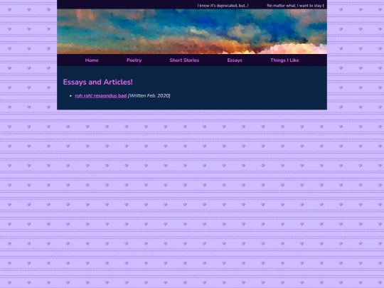 essays screenshot