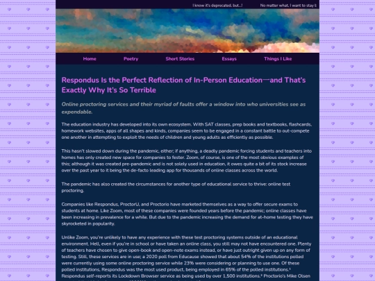 essays/respondus screenshot