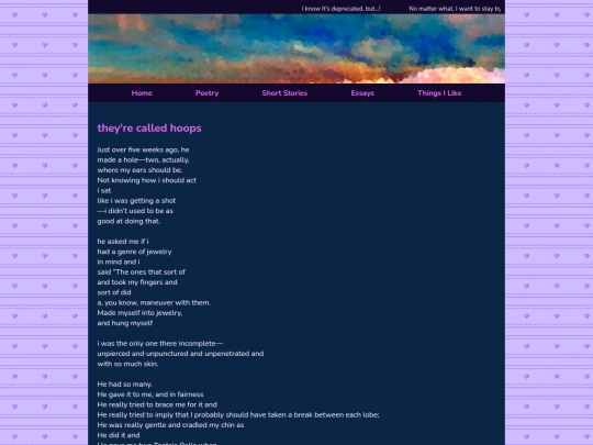 poetry/hoops screenshot