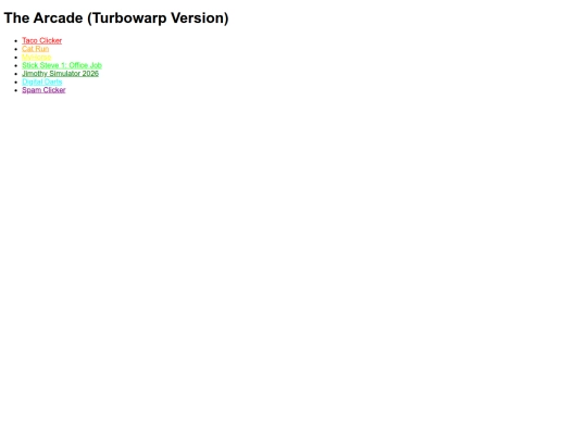 TurbowarpArcade screenshot