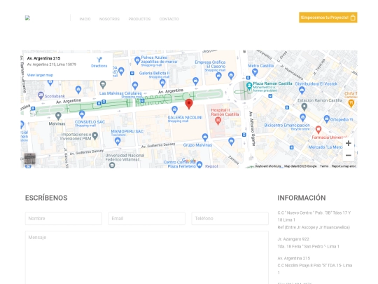 contact screenshot