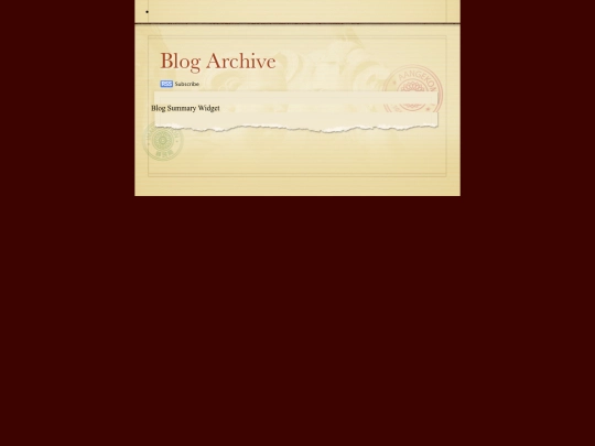 My_Blog/Archive screenshot