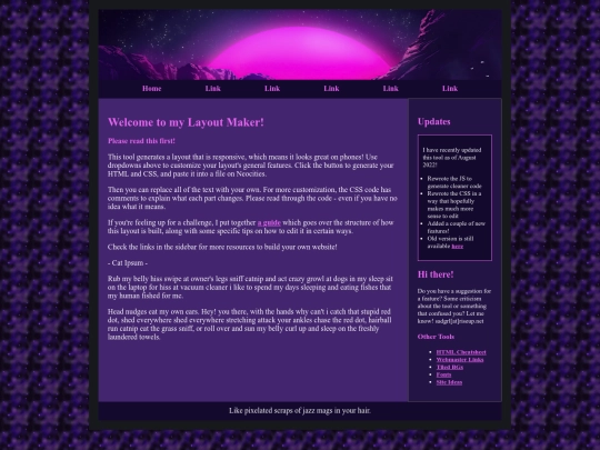 test screenshot