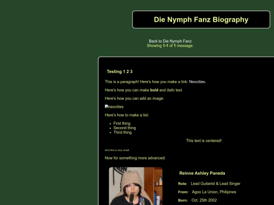 Biography/biography screenshot