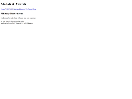 medals screenshot