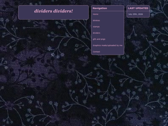 Dividers screenshot