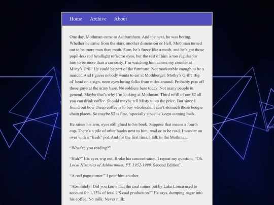 posts/2021-09-22-Issue-0-Enter-Mothman screenshot