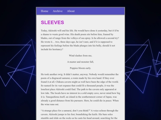 posts/2022-10-24-SLEEVES screenshot