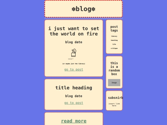 blog screenshot