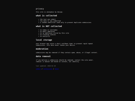 privacy screenshot