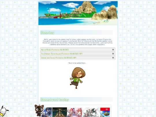 gamelog screenshot