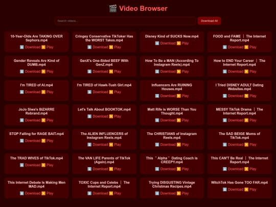 index screenshot