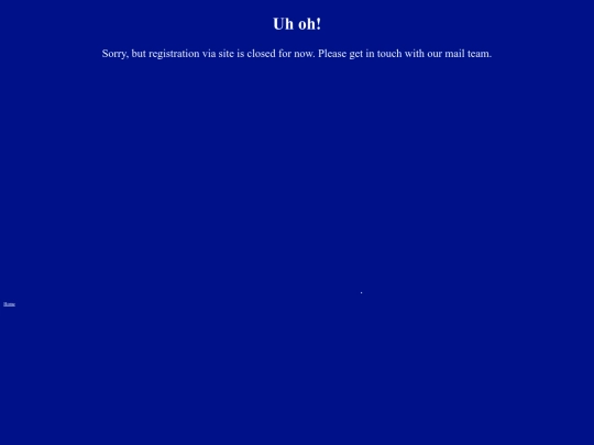signup screenshot