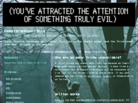blog/cemeteryheadlights screenshot