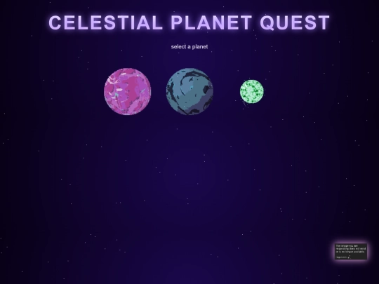spacegame screenshot
