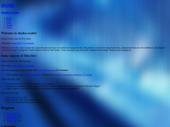 index screenshot