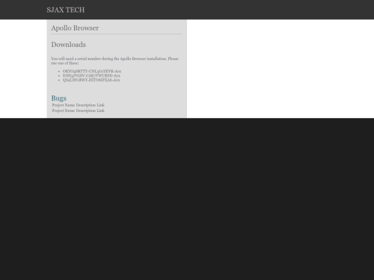 apollo-browser screenshot