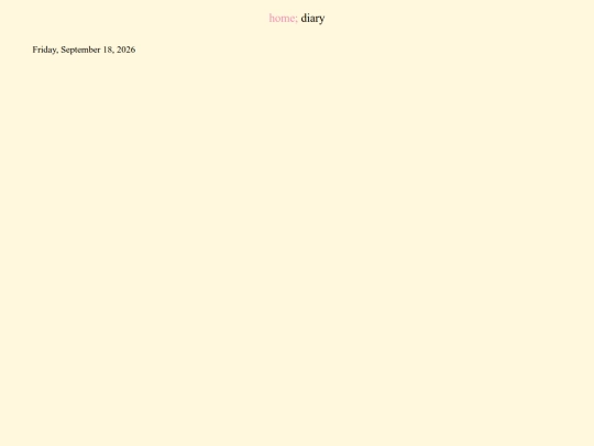 diary screenshot