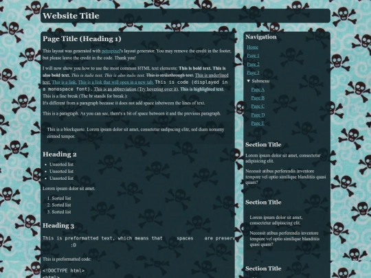 index screenshot
