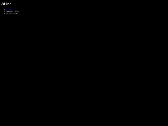 directory screenshot