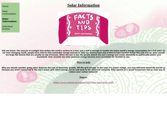 Solarinformation screenshot