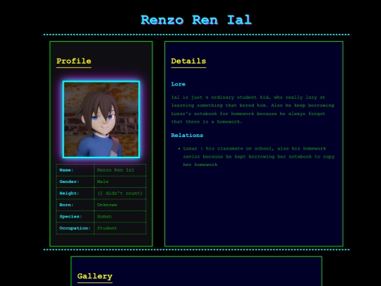 OriginalCharacter/oc-Ial screenshot