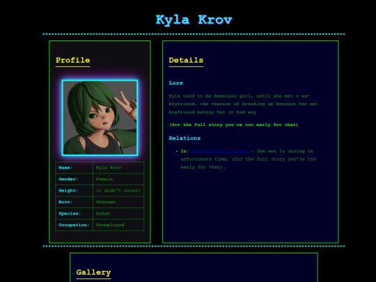 OriginalCharacter/oc-Kyla screenshot