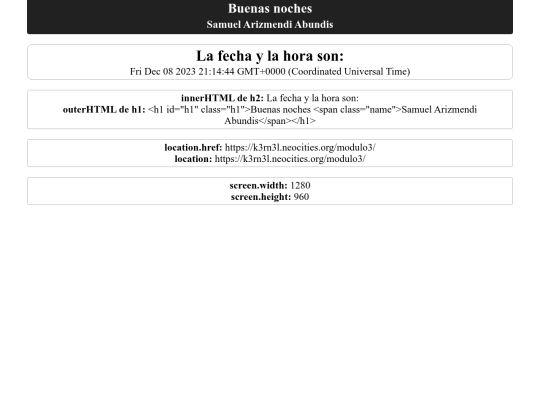 modulo3 screenshot