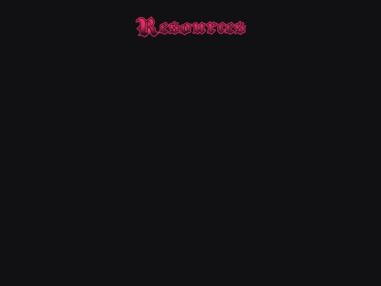 resources screenshot