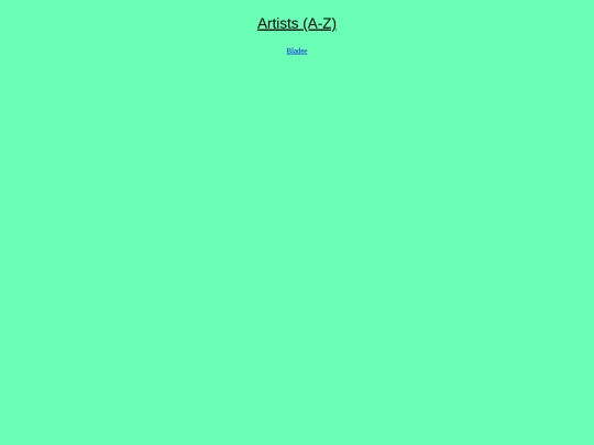 Artists screenshot