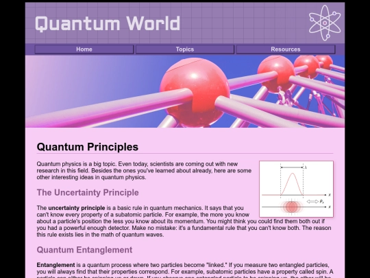 topics/principles screenshot