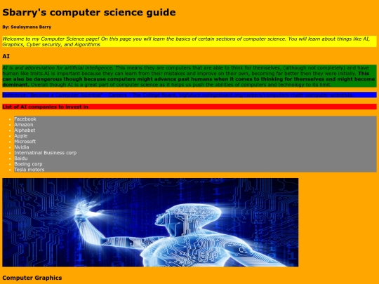index screenshot