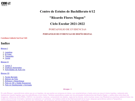 index screenshot