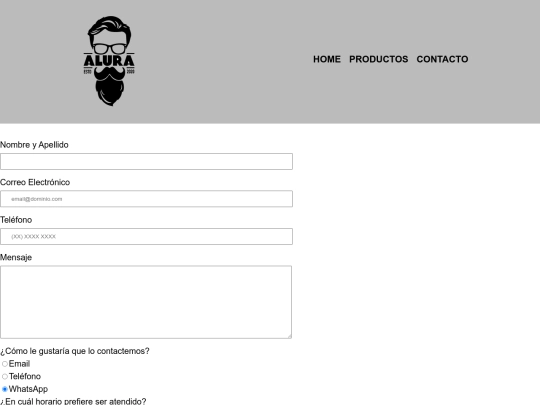 contacto screenshot