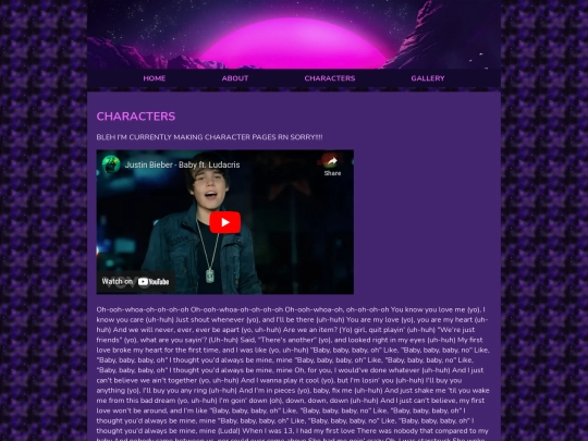 characters screenshot