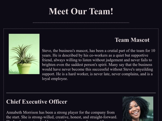 TeamMembers screenshot