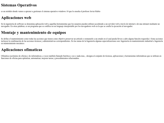 MODULOS screenshot